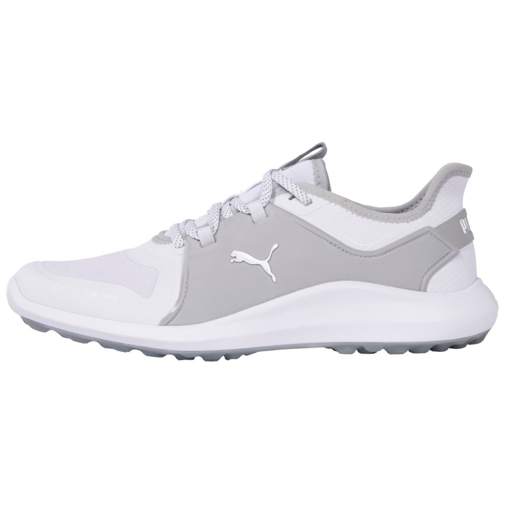 PUMA Men’s IGNITE Fasten8 Pro White Silver Golf Shoes Size 9.5